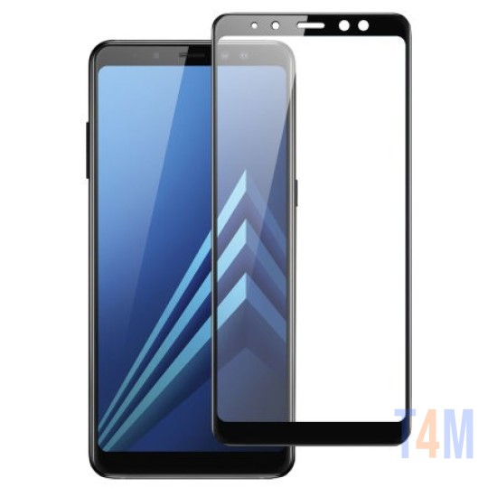 PELICULA DE VIDRO SAMSUNG GALAXY A8 PLUS PRETO