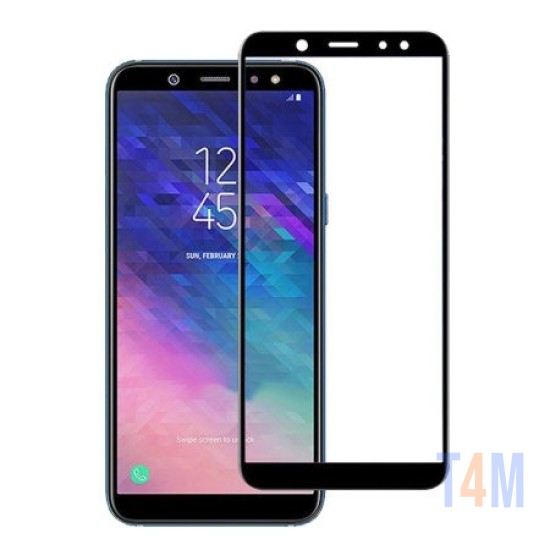 PELICULA DE VIDRO SAMSUNG GALAXY A7 2018 A750 PRETO