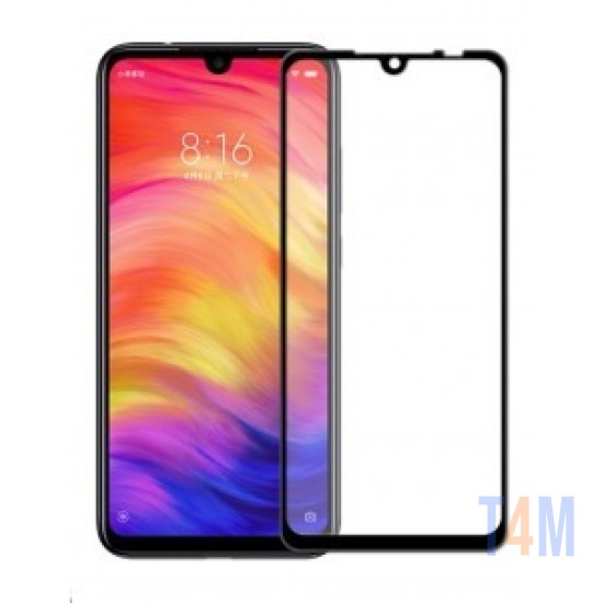 PELICULA DE VIDRO XIAOMI REDMI NOTE 7 PRETO