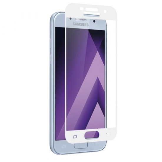 SCREEN GLASS PROTECTOR SAMSUNG GALAXY A7 2017 A720 3D WHITE