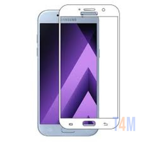 SCREEN GLASS PROTECTOR 3D SAMSUNG A3 2017 WHITE