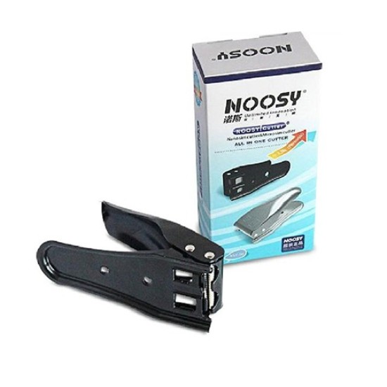 NOOSY SIM CORTADOR NANO E MICRO SIM CORTADOR PRETO