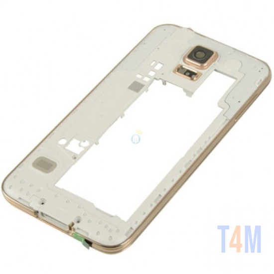 MIDDLE FRAME SAMSUNG GALAXY S5 / I9600 / G900 DOURADO