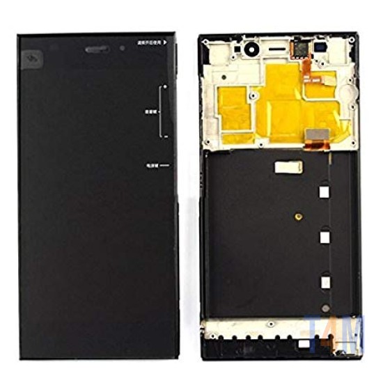 TOUCH+LCD COM FRAME XIAOMI MI3 MI 3 BLACK
