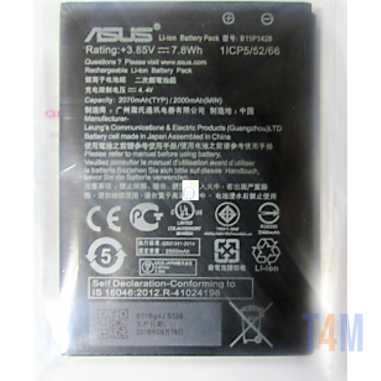 BATERIA PARA ASUS ZENFONE GO 4.5'' ZC451TG B11P1428 BULK