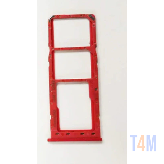 SIM HOLDER SAMSUNG A20 A205 RED 