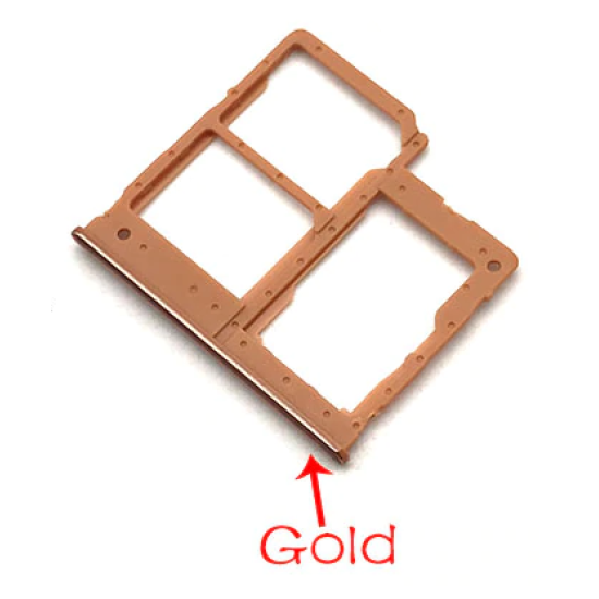 SIM HOLDER SAMSUNG A40 A405 DOURADO