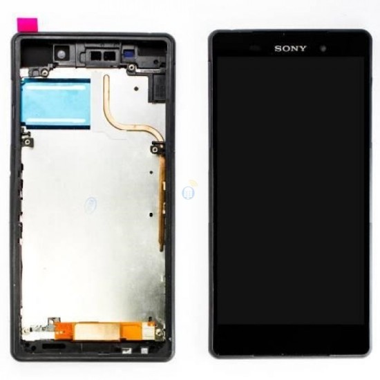 TOUCH+DISPLAY COM FRAME SONY XPERIA Z2 D6502 D6503 PRETO