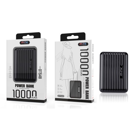 POWER BANK MTK DT548 NE TRAVEL 10000MAH GREY