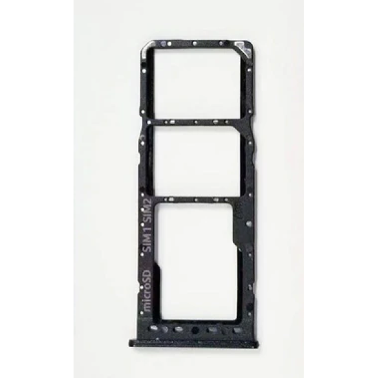 SIM HOLDER  SAMSUNG A20 A205 PRETO