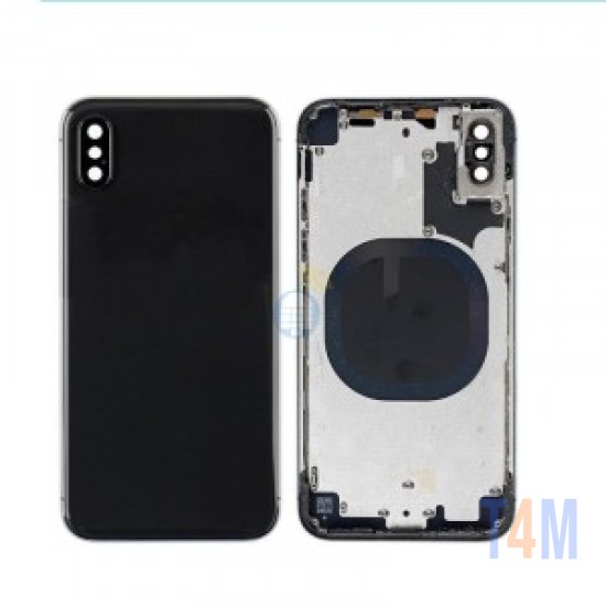 IPHONE X/10 TAMPA TRASEIRA COM FRAME PRETO