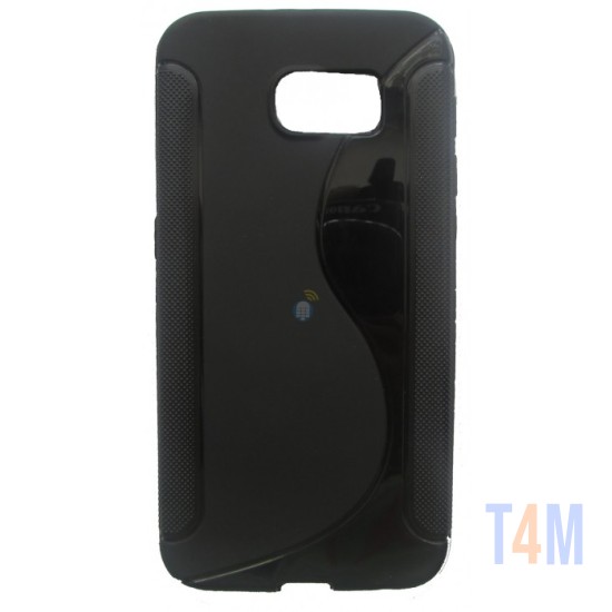 CAPA DE SILICONE SAMSUNG GALAXY S6 / G920 PRETO