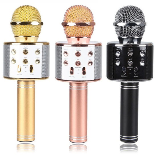 WS-858 WIRELESS MICROPHONE AND STEREO USB BLUETOOTH