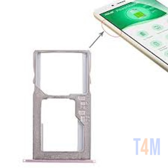 SIM HOLDER OUTSIDE ASUS ZENFONE 3 MAX ZC553KL ,XOO8D ROSA