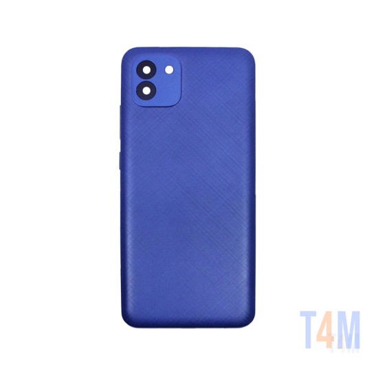 Tapa Trasera+Lente de Cámara Samsung Galaxy A03/A035 Azul