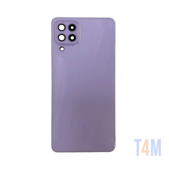 Tapa Trasera+Lente de Cámara Samsung Galaxy A22 4G/A225 (Sin Logo) Púrpura