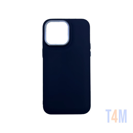 Capa de Silicone para Apple iPhone 14 Pro Max Preto