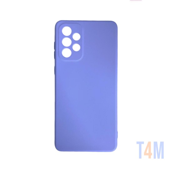 Capa de Silicone com Moldura de Câmera para Samsung Galaxy A53 5g Roxo