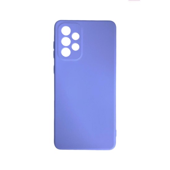 Capa de Silicone com Moldura de Câmera para Samsung Galaxy A53 5g Roxo