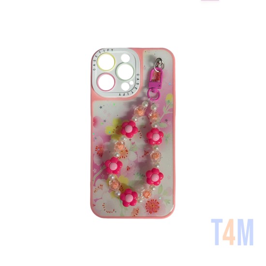 Capa Duro Designer Para Apple iPhone 14 Pro Rosa