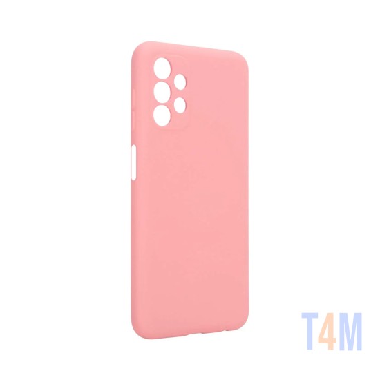 Capa de Silicone com Moldura de Câmera para Samsung Galaxy A13 4g Rosa