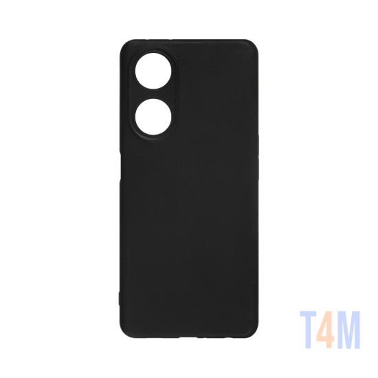 Capa de Silicone com Moldura de Câmera para Oppo A98 5g Preto