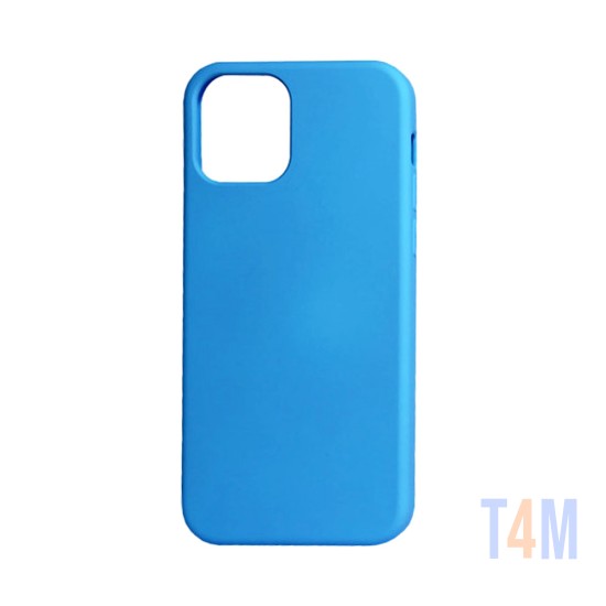 Capa de Silicone para Apple iPhone 12/12 Pro Azul Oscuro