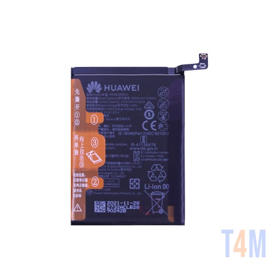 Bateria HB386589ECW para Huawei P10 Plus/Honor 8/Mate 20 Lite/ P10 Plus/Honor View 10/ Honor Play/Nova 3/Honor 8x 3750mAh