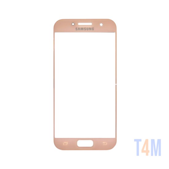 VIDRO PARA TOUCH SAMSUNG GALAXY A3 2017 A320 ROSA