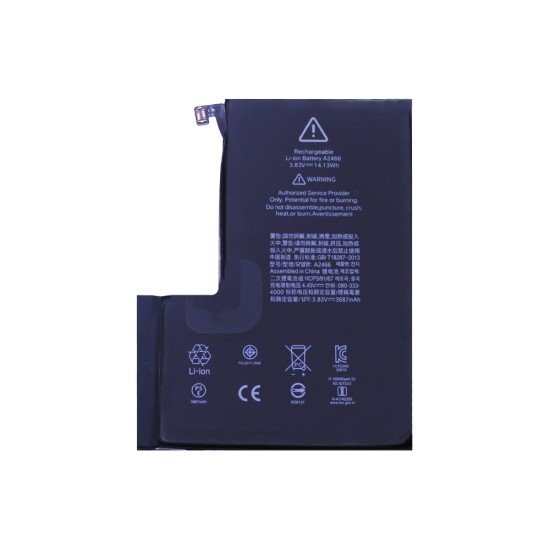 Battery A2466 for Apple iPhone 12 Pro Max 3687mAh