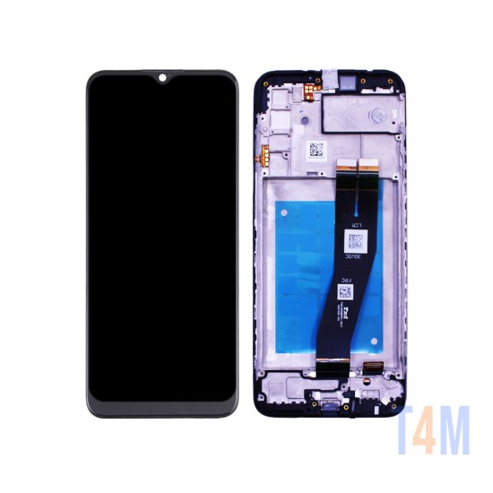 Touch+Display+Frame Samsung Galaxy A02S 2020/A025G Versión EU (Negro Flex) Service Pack Negro