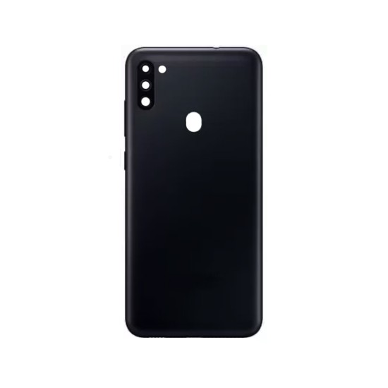 Back Cover+Camera Lens Samsung Galaxy M11/M115 Black