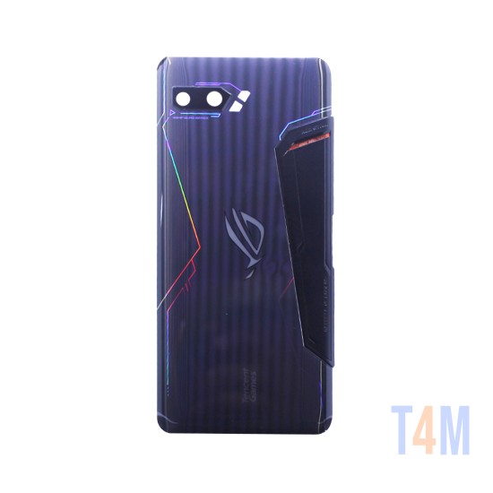 Tampa Traseira com Lente da Câmera (Matting Part) Asus ROG Phone 2 ZS660KL Preto