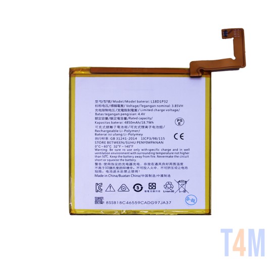 Bateria L18D1P32 para Lenovo Smart Tab M10/TB-X605F 5000mAh