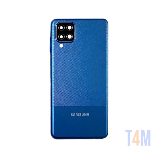 Tampa Traseira com lente da Câmera Samsung Galaxy A12/A127 Azul