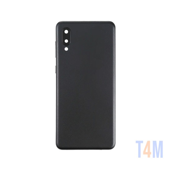 Tapa Trasera con Lente de Cámara Samsung Galaxy A02/A022 Negro