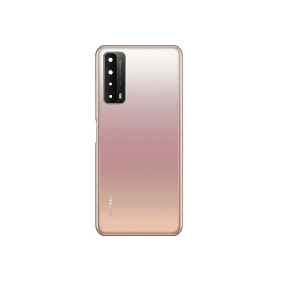 Tampa Traseira com Lente Huawei P Smart 2021 Bluksh Dourado