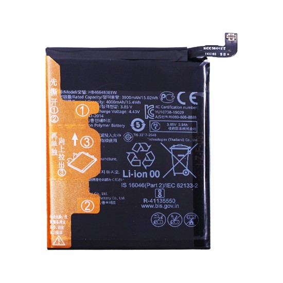 Battery Huawei P40 Lite 5G (CDY-NX9A) HB466483EEW 3900 mAh/3.85V/15.4WH/LI-ion