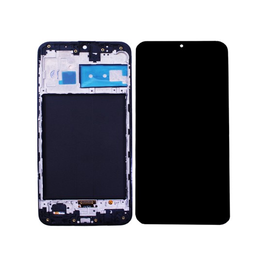 Touch+Display com Frame Samsung Galaxy M30/M305 6,4" Preto