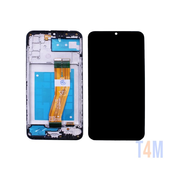 Touch+Display com Frame Samsung Galaxy A02S/A03S/A037F 6,5" Preto