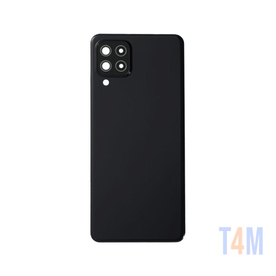 Tapa Trasera+Lente de Cámara Samsung Galaxy A22 4G/A225 (Sin Logo) Negro