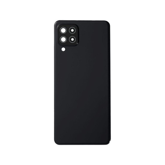 Tampa Traseira+Lente da Câmera Samsung Galaxy A22 4G/A225 (Sem Logo) Preto