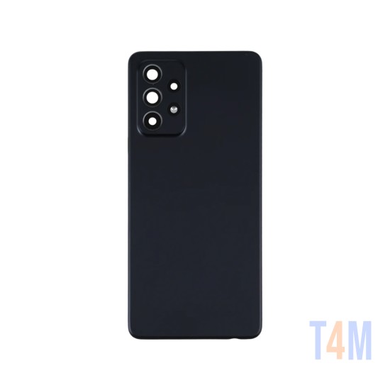 Back Cover with Camera Lens Samsung Galaxy A52S 5G/A528 (Without Logo) Black