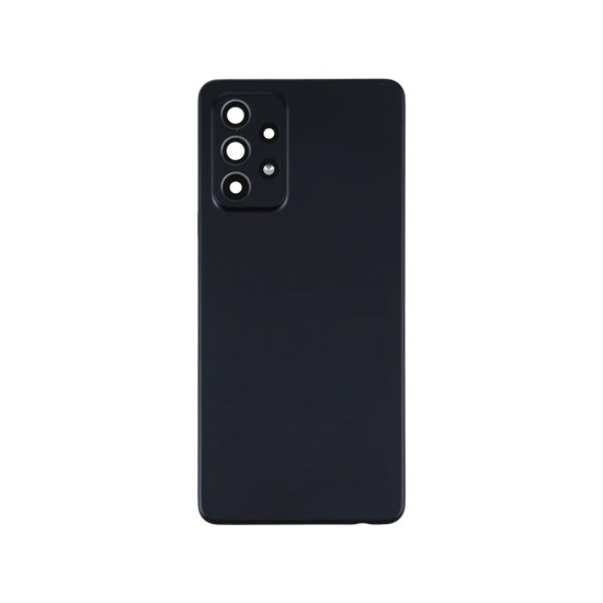 Back Cover with Camera Lens Samsung Galaxy A52S 5G/A528 (Without Logo) Black