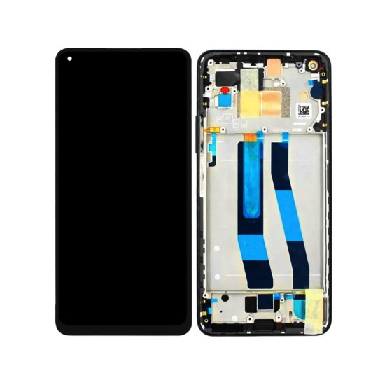 Touch+Display Xiaomi 11 Lite 4G Service Pack (5600030K9A00/56000B0K9A00) 6,55" Preto