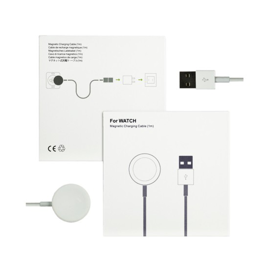 MAGNETIC CHARGING CABLE FOR WATCH 1M WHITE