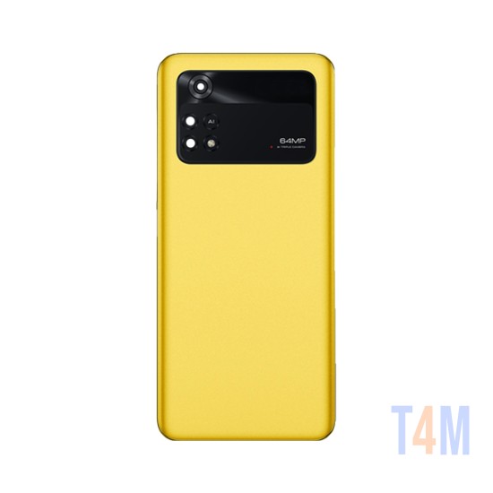 Back Cover with Camera Lens Xiaomi Poco M4 Pro 4g Poco Yellow