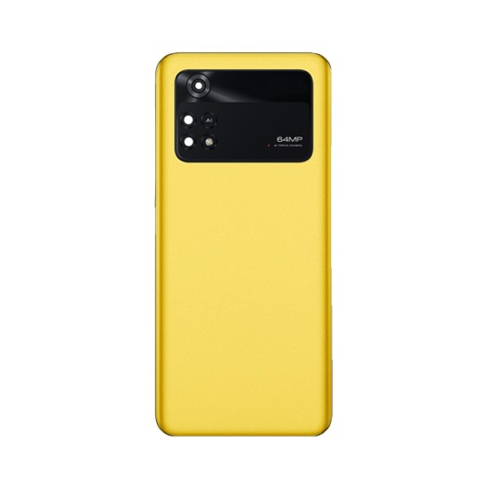 Back Cover with Camera Lens Xiaomi Poco M4 Pro 4g Poco Yellow