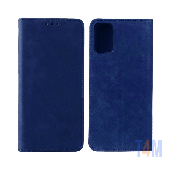 Capa Flip de Couro com Bolso Interno para Samsung Galaxy A53 5G Azul