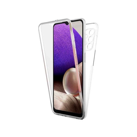 360º Silicon Case for Samsung Galaxy A32 5G Transparent